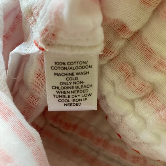 Loft Lou & Grey White and Orange Striped Shorts - Picture 4 of 6